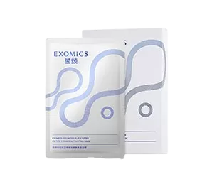 EXOMICS Edelweiss Masker Pengencang Peptida tembaga biru